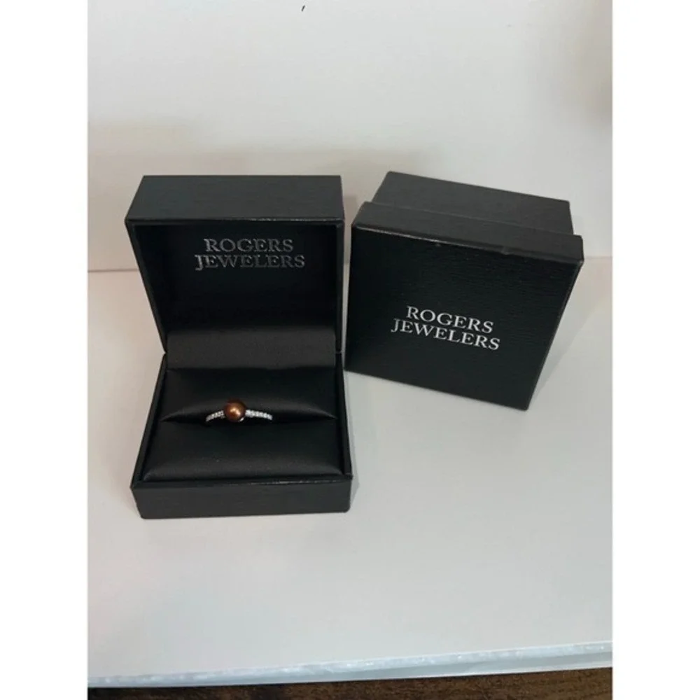 10KW‎ 1/10TW Brown Pearl RG Ring Coastal BOHO